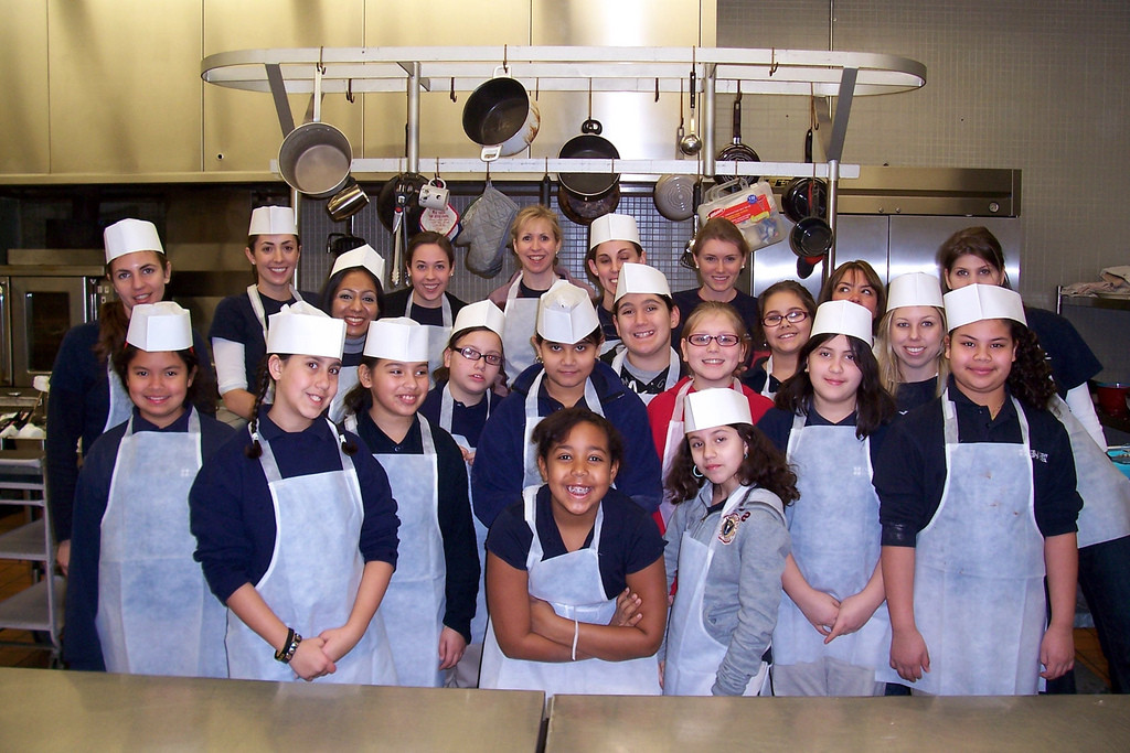 A group shot of Kids in the Kitchen participants