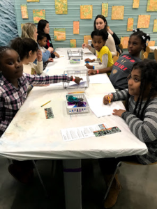 JL Boston Arts participants learn art techniques