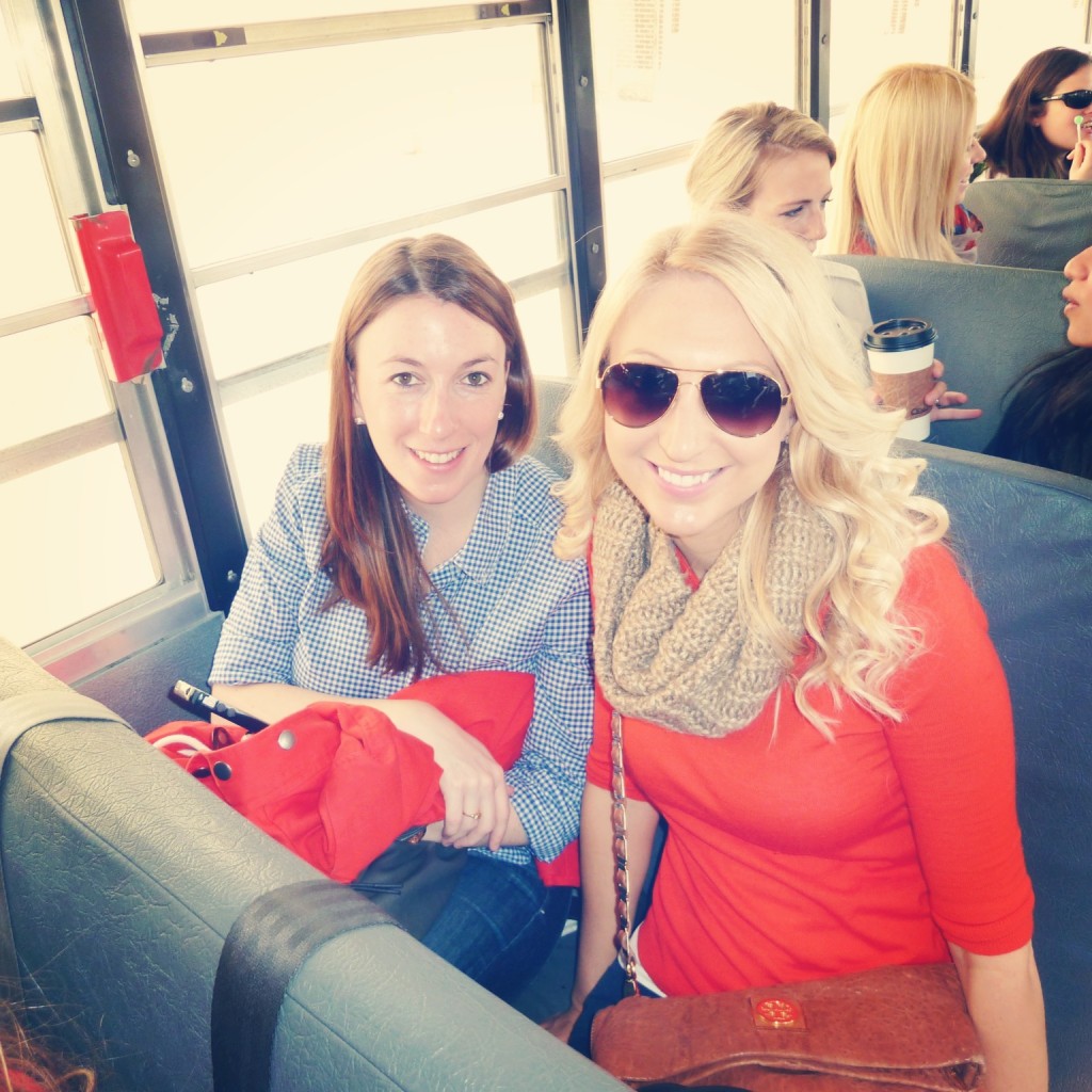 Amy and her fellow Provisional Group member, Liz, relive grade school while learning about Boston and the League.